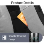 Bopai 61-68118 Multifunctional Wear-resistant Anti-theft Laptop Backpack with USB Charging Hole - Image 7