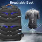 Bopai 61-120691A Waterproof Anti-theft Laptop Backpack with USB Charging Hole, Spec: - Image 4