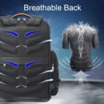 Bopai 61-121591 Multifunctional Anti-theft Laptop Business Backpack with USB Charging Hole - Image 4