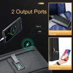 Bopai 61-120891 Multifunctional Anti-theft Laptop Business Backpack with USB Charging Hole - Image 5