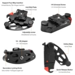 JMSUZ JMSUZ12412 For GoPro Quick Hanging Outdoor SLR Camera Waist Buckle - Image 4