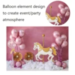 2.1m X 1.5m Birthday Party Shooting 3D Printed Background Cloth - Image 5