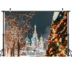 2.1m X 1.5m Christmas Photo Background Cloth Party Decoration Props