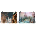 2.1m X 1.5m Christmas Photo Background Cloth Party Decoration Props - Image 2