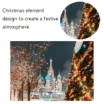 2.1m X 1.5m Christmas Photo Background Cloth Party Decoration Props - Image 5