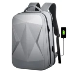 160 Large Capacity ABS Waterproof Laptop Backpack with USB Charging Port