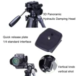 YUNTENG VCT-668RM Portable SLR Camera Tripod Mobile Phone Live Broadcast Support - Image 3