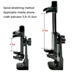 YUNTENG Tripod PTZ Adapter Aelfie Rod Live Broadcast Bracket Fixing Clip - Image 2