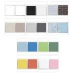 40x40CM Double-sided Photography Background Board Food Photo Props - Image 2