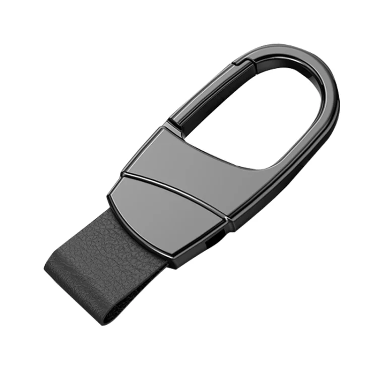 Metal Waist Hang Car Key Chain Simple Lock Pendant