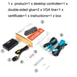 FJGEAR FJ-201UK 2 In 1 Out  KVM Switcher With Desktop Controller With Cable - Image 6