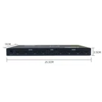 FJGEAR SM4K108 8 Ports HDMI Splitter 4K HD Audio And Video Splitter  EU Plug - Image 2