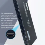 FJGEAR SM4K108 8 Ports HDMI Splitter 4K HD Audio And Video Splitter  EU Plug - Image 3