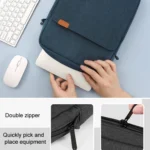 Vertical Laptop Bag Handheld Shoulder Crossbody Bag, Size: 13 Inch - Image 4