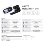 M7 4G WIFI Mobile Card Router Color Random Delivery, Style: - Image 5
