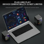 Computer USB Wired Computer Stereo Home Multifunctional Stereo, Cable Length: 1.2m - Image 7