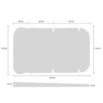 ZQ-418 SUV Rear Trunk Inflatable Bed Cushion Travel Universal Air Bed - Image 2