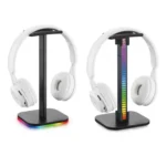Ajazz Detachable RGB Glowing Game Headset Stand USB Pickup Lamp, Style: - Image 2