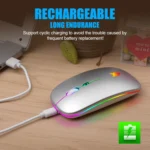 XUNSVFOX XYH50 4 Keys USB Charging Business Office Wireless Light Mouse - Image 4