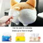 Multifunctional Cartoon Armrest Box Seat Back Tissue Box, Styles: - Image 3