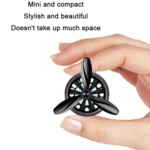 Car Air Outlet Perfume Aromatherapy Swivel Fan - Image 3