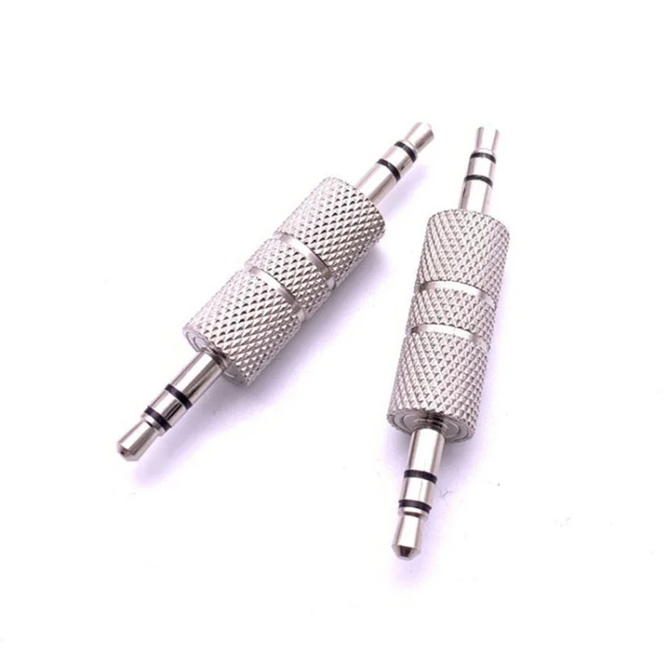 TBD0603036801_B3.webp 3pcs Metal 3.5mm Audio Male To Male Straight Through Adaptor - Image 4