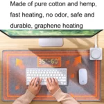 Joyroom JR-CY335 220V Smart Office Desktop Heating Thermostatic Mouse Pad, US Plug - Image 6