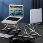 N8 Double-layer Foldable Lifting Aluminum Alloy Laptop Heat Dissipation Stand - Image 2