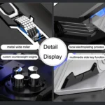 K-Snake Q18 9 Keys 6400DPI Glowing Machine Wired Gaming Mouse, Cable Length: 1.5m - Image 3