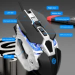K-Snake Q18 9 Keys 6400DPI Glowing Machine Wired Gaming Mouse, Cable Length: 1.5m - Image 4