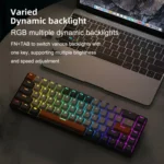 ZIYOU LANG T8 68 Keys RGB Gaming Mechanical Keyboard, Cable Length: 1.5m, Style: - Image 5