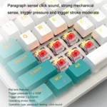 ZIYOU LANG  K3 100 Keys Game Glowing Wired Mechanical Keyboard, Cable Length: 1.5m, Style: - Image 6