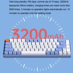 LANGTU GK65 65 Keys Wireless / Bluetooth / Wired Three Model Game Mechanical Keyboard, Cable Length: 1.5m - Image 5