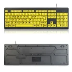 T801 104 Keys Special People Children Old Man Big Letters USB Wired Keyboard, Cable Length: 1.38m - Image 2