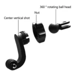 2 PCS Action Camera Universal Centered Vertical Shoot Horizontal Shoot Adapter - Image 3