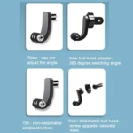 2 PCS Action Camera Universal Centered Vertical Shoot Horizontal Shoot Adapter - Image 5