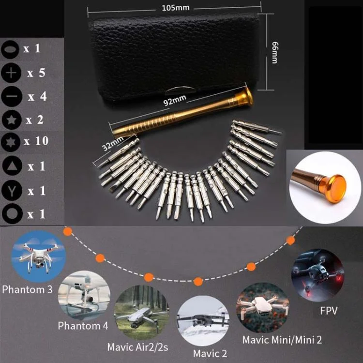 TBD0603127801_B3.webp CQT Drone Repair Screwdriver Set For DJI Mavic3 / Mini / Mini 2 / Air2 / Air2S / FPV / Phantom3 / 4 / Mini3 / 4Pro - Image 4