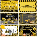 1.5m x 1m Construction Vehicle Series Happy Birthday Photography Background Cloth - Image 2