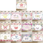 1.5m X 1m Butterfly Pattern Photography Backdrop Birthday Party Decoration Background Cloth - Image 2