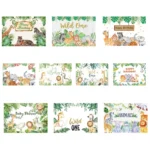 1.5m x 1m Animal Forest Cartoon Birthday Party Banquet Decoration Photo Background Cloth - Image 2