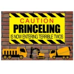 1.2m x 0.8m Construction Vehicle Series Happy Birthday Photography Background Cloth