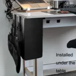 Computer Desktop Host Metal Suspension Frame Adjustable Storage, Style: - Image 6