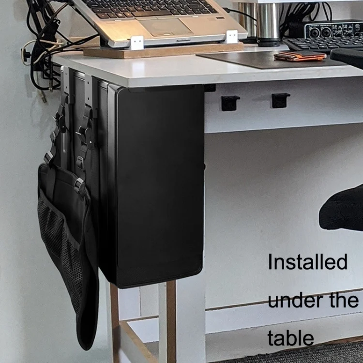 TBD0603138701_B5.webp Computer Desktop Host Metal Suspension Frame Adjustable Storage, Style: - Image 6