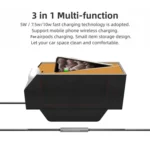 Q9 2 In 1 Multi-function Car Storage Box Wireless Charging - Image 3