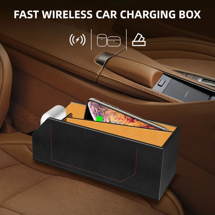 TBD06031414_4.webp Q9 2 In 1 Multi-function Car Storage Box Wireless Charging - Image 5