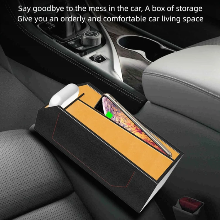 TBD06031414_5.webp Q9 2 In 1 Multi-function Car Storage Box Wireless Charging - Image 6