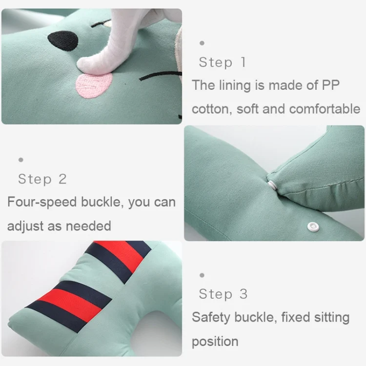TBD0603144201_B4.webp 8146 Cartoon Adjustable Car Children Sleep Safety Belt U-shaped Neck Pillow - Image 5