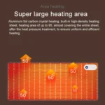 150W  80x33cm Heated Mouse Pad Digital Display Adjustable Hand Warmer Desk Pad - Image 5