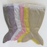 Newborn Photography Clothing Mermaid Modeling Jumpsuit + Headdress Set - Image 2