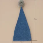 Newborn Photography Clothing Baby Photography Fur Ball Knitted Long Tail Hat - Image 3